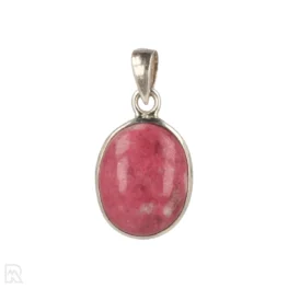 Thulite Silver Pendant from India, item number 22613