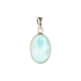 Larimar Zilveren Hanger | S