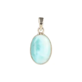 Larimar Zilveren Hanger | S