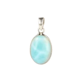 Larimar Zilveren Hanger | S