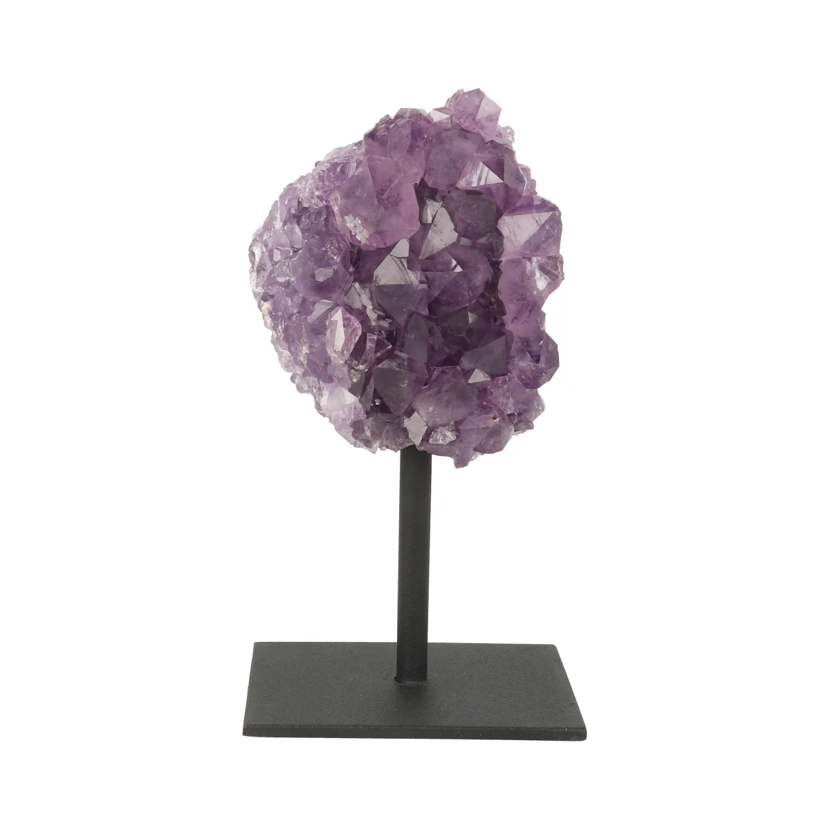 Amethist Ruw Op Standaard | Q.A 1 Raw amethyst from Brazil, item number 22656