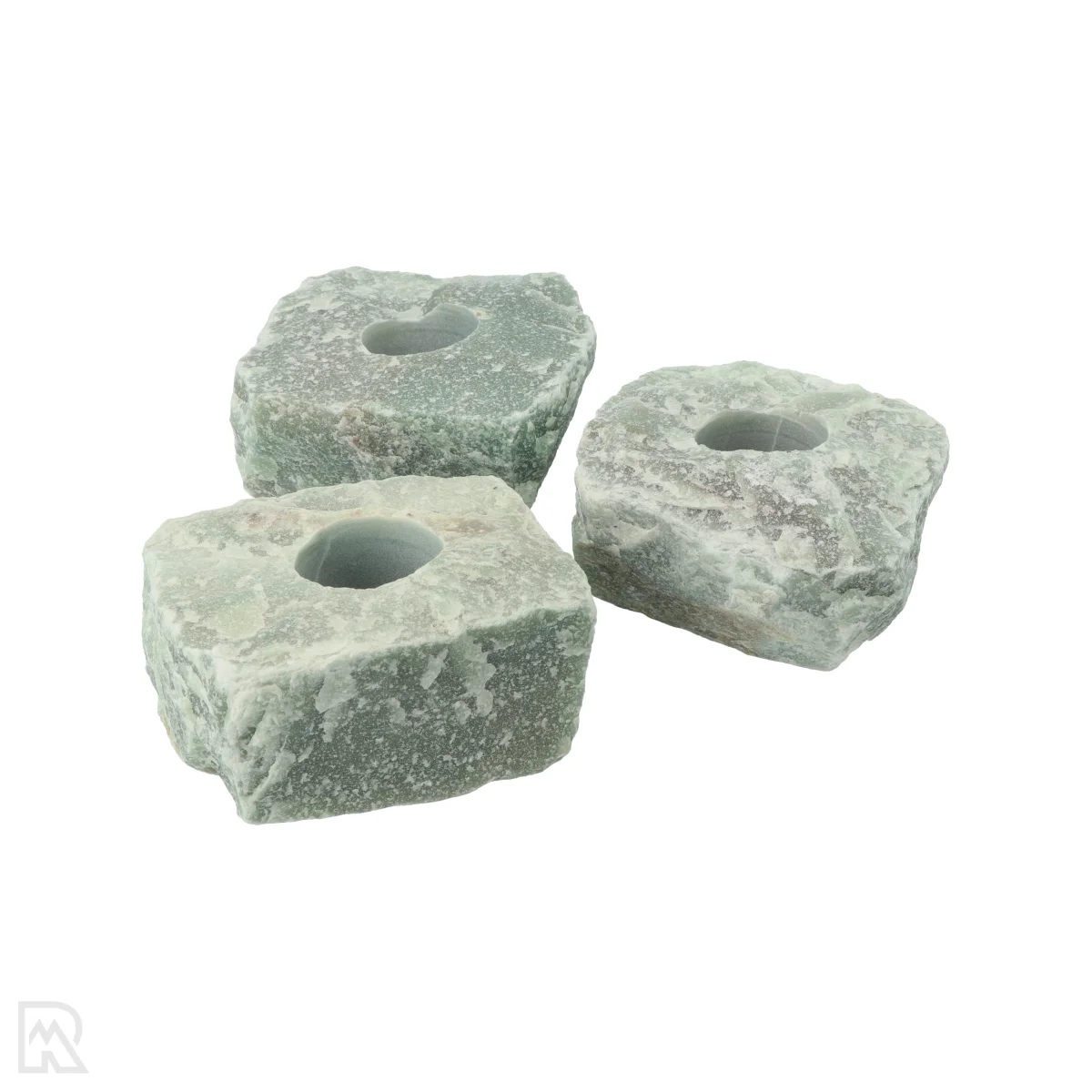 Groene Kwarts Theelichthouder | 6 Stuks 2 Groene Kwarts Theelichthouder | 6 Stuks - Afbeelding 2