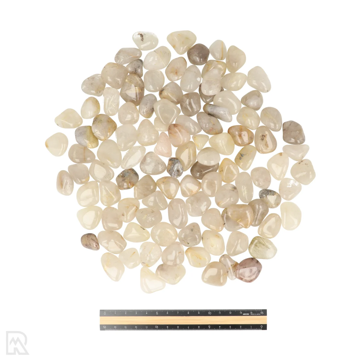Rutielkwarts Trommelstenen | A/B - M 3 Rutielkwarts Trommelstenen | A/B - M - Afbeelding 3