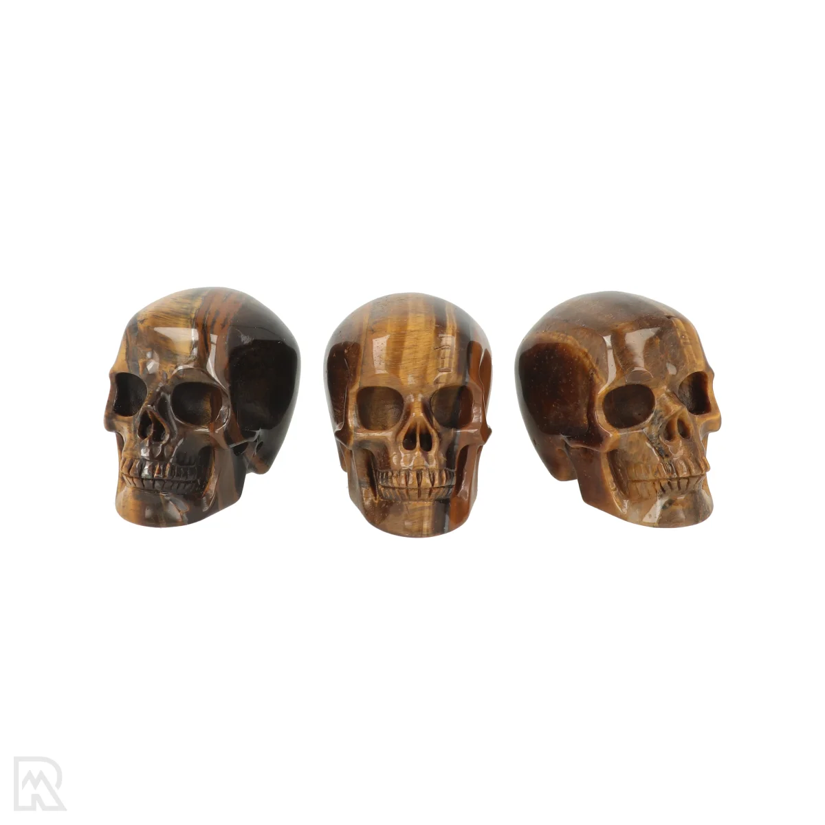 Tijgeroog Schedel | 5,5 cm 1 Tijgeroog Schedel | 5,5 cm