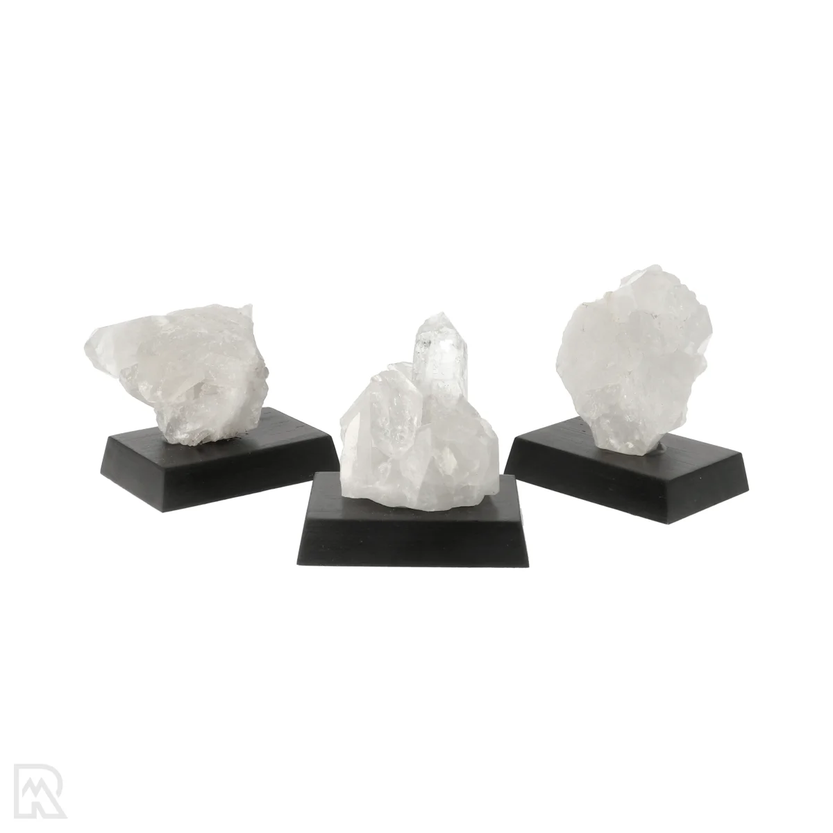 Bergkristal Op Houten Voet | S 1 Bergkristal Op Houten Voet | S