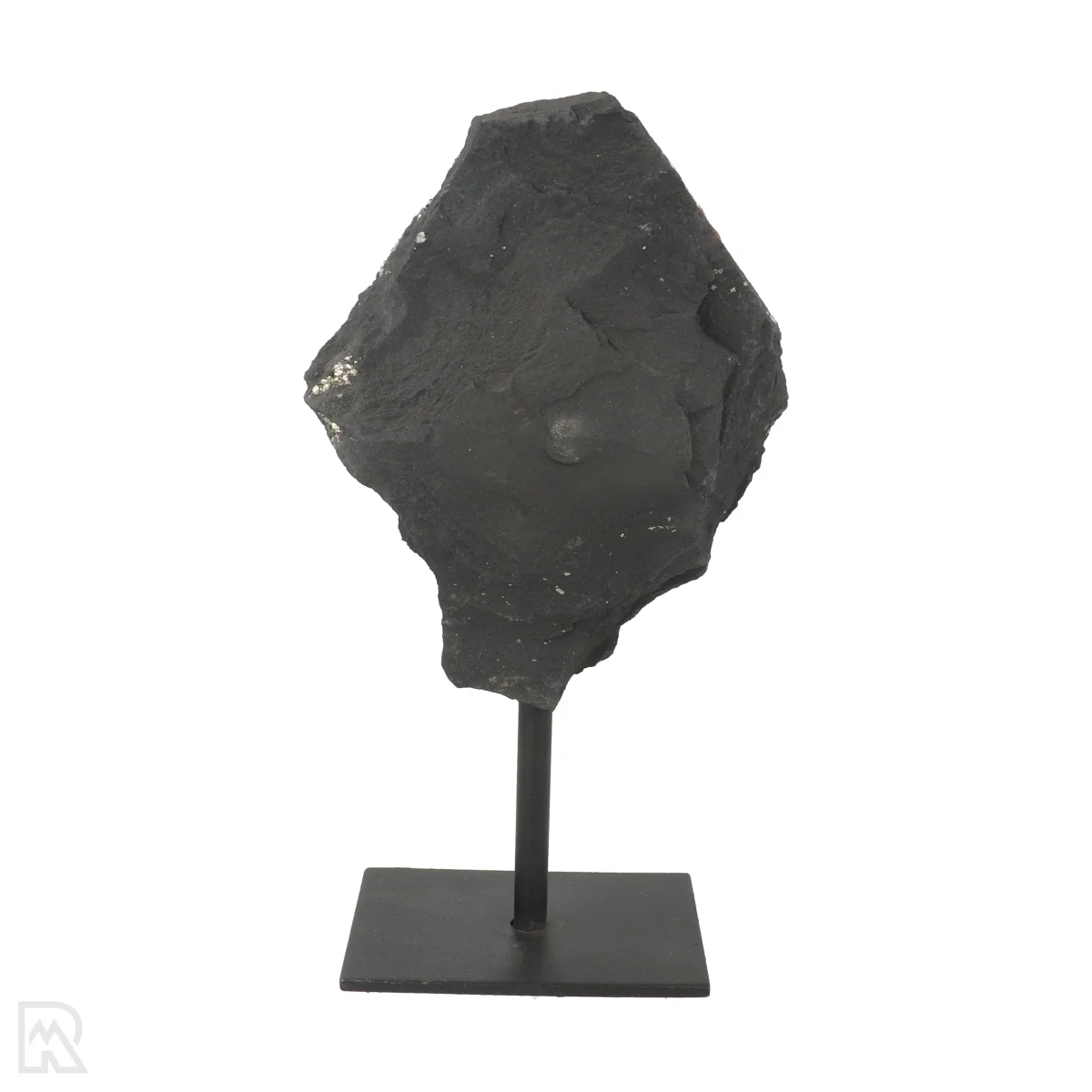 Shungiet Met Pyriet Op Standaard 3 Pyriet Op Standaard uit Braziliƫ met artikelnummer 22685