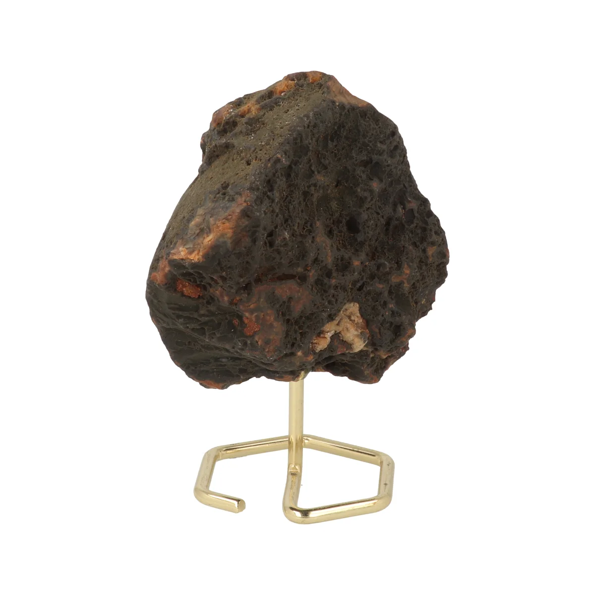 Druzy Agaat Op Standaard Goud 4 Agate on a stand from Brazil, item number 22794