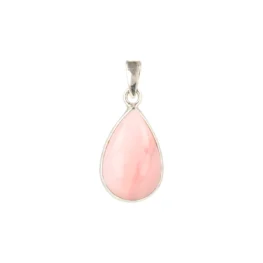 Roze Opaal Zilveren Hanger uit India met artikelnummer 22810