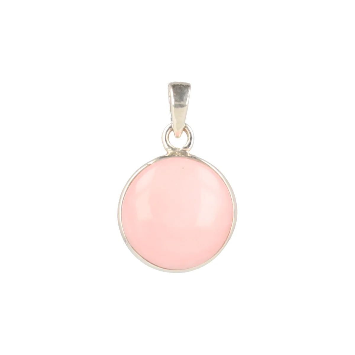 Roze Opaal Zilveren Hanger | S 1 Roze Opaal Zilveren Hanger uit India met artikelnummer 22813