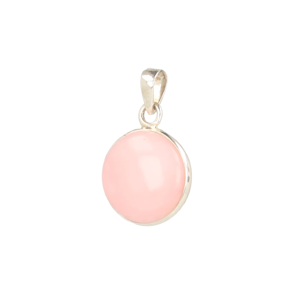 Roze Opaal Zilveren Hanger | S 2 Roze Opaal Zilveren Hanger uit India met artikelnummer 22813
