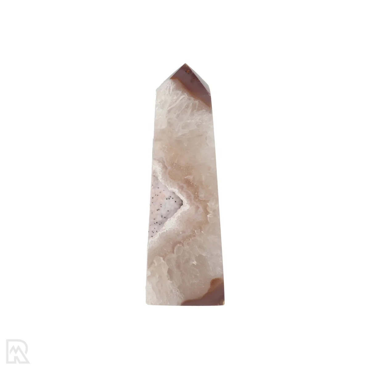 Druzy Agate Obelisk 3 Agate Point from Brazil, item number 22820