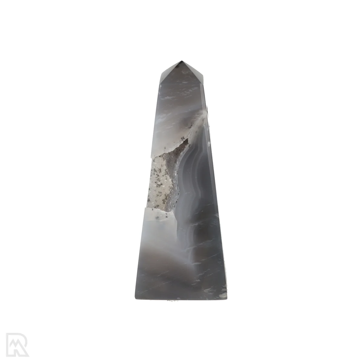 Druzy Agaat Obelisk 3 Agaat Punt uit Braziliƫ met artikelnummer 22821
