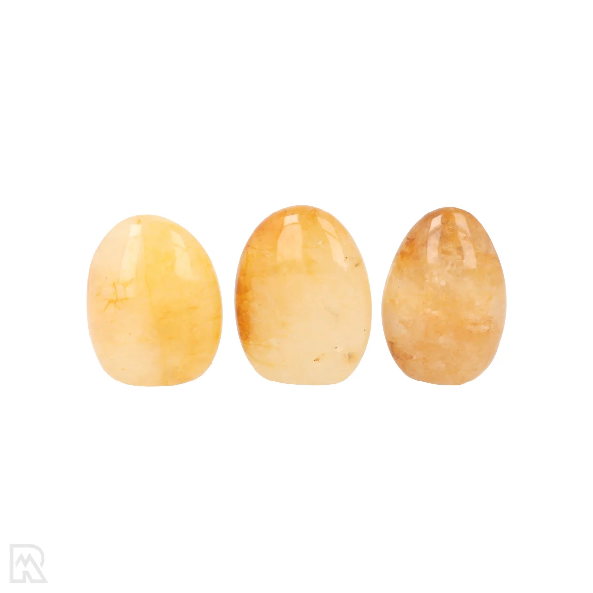 Limoniet Kwarts Sculptuur | Set van 3 3 Limoniet Kwarts Sculptuur | Set van 3 - Afbeelding 3