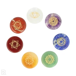 Chakra set cirkel 3 cm | Indian