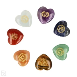 Chakra set hart  2 cm | Boeddhisme
