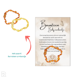 Amber baby bracelet – Gift bag