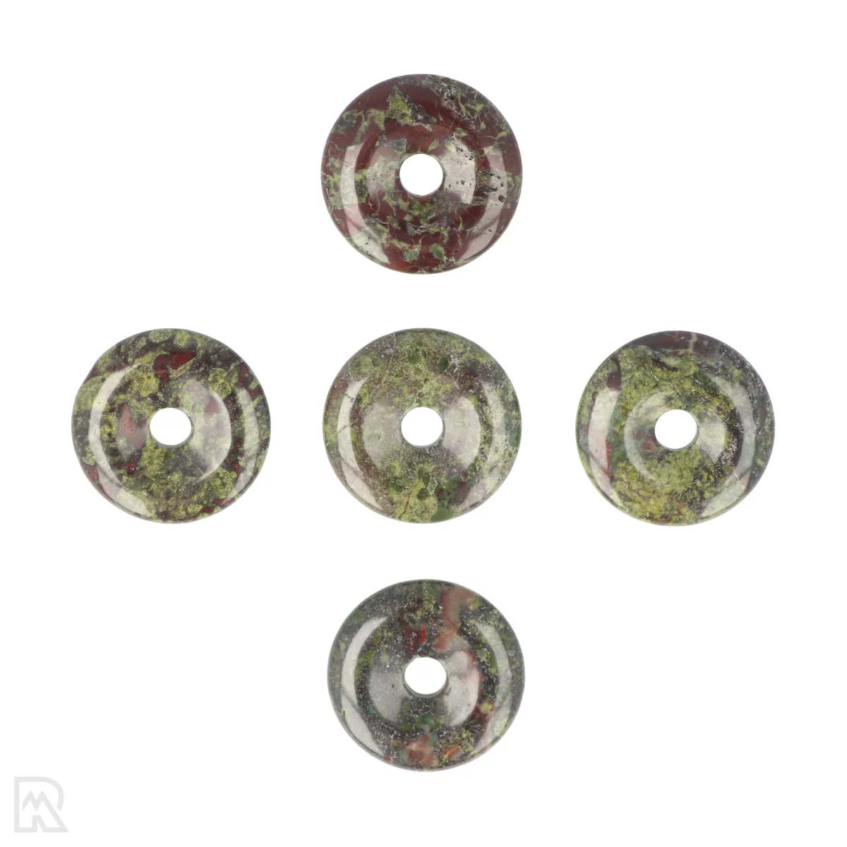 Drakenbloed Jaspis Donut | 3 cm 1 Drakenbloed Jaspis Donut | 3 cm
