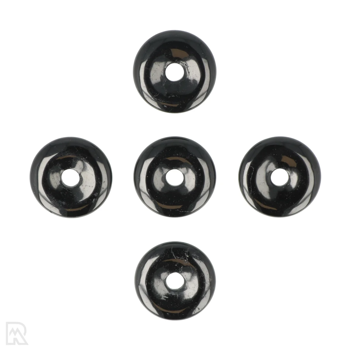 Zwarte Toermalijn Donut | 3 cm 1 Zwarte Toermalijn Donut | 3 cm