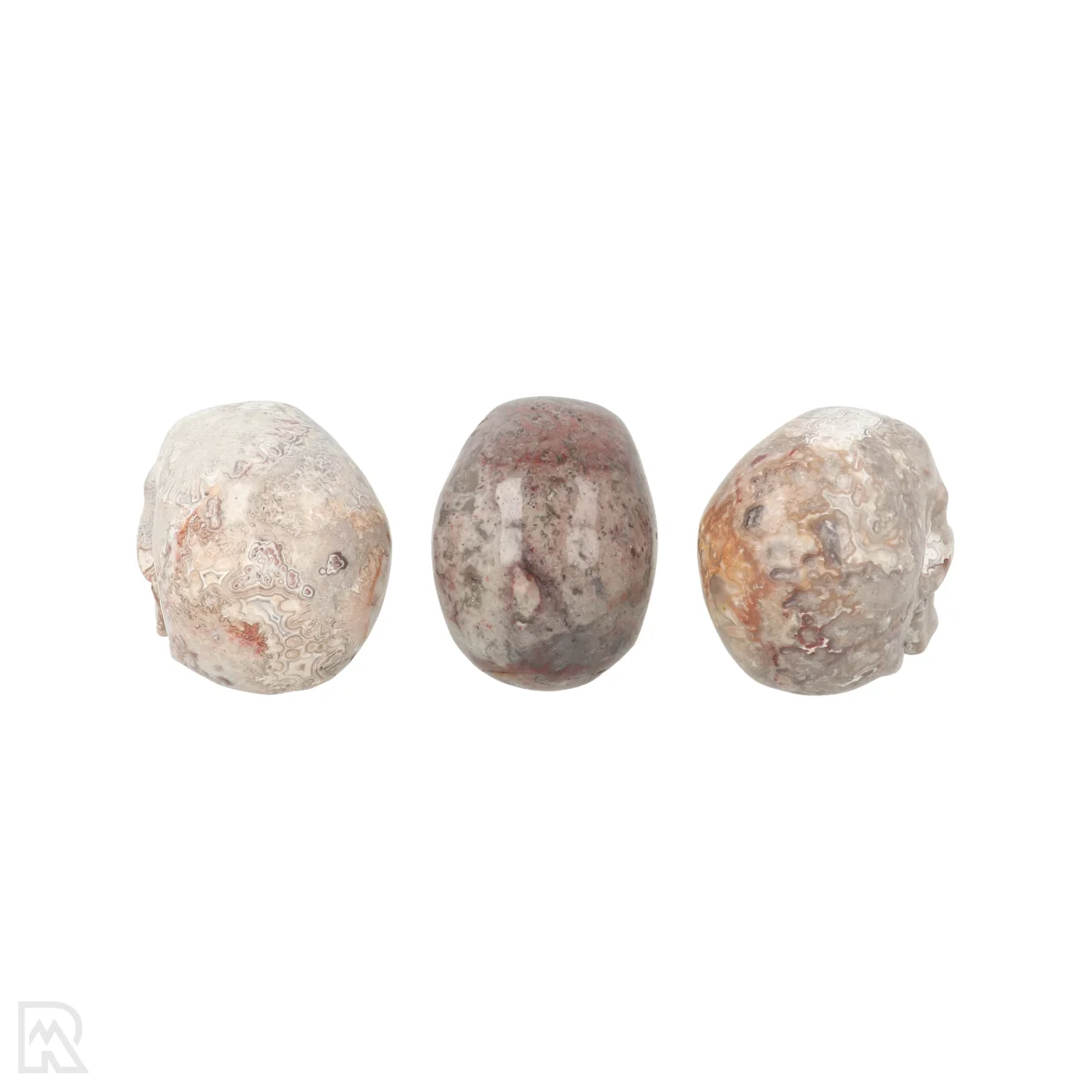 Rode Crazy Lace Schedel | 5,5 cm 2 Rode Crazy Lace Schedel | 5,5 cm - Image 2