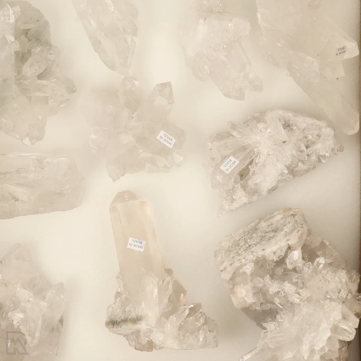 Bergkristal Clusters Brazilië M-L | Q. A-B 2 Bergkristal Clusters Brazilië M-L | Q. A-B - Afbeelding 2