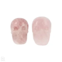 Rozenkwarts Schedel | Set van 2