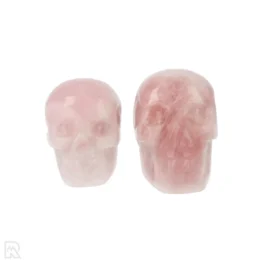 Rozenkwarts Schedel | Set van 2