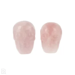 Rozenkwarts Schedel | Set van 2