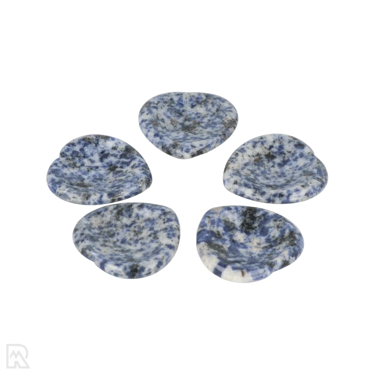 Chinese Sodaliet Worry Stone | Hart 3 Chinese Sodaliet Worry Stone | Hart - Afbeelding 3