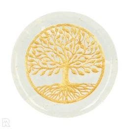 Bergkristal Schijf Tree of Life | 3 cm