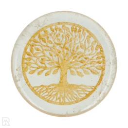 Bergkristal Schijf - Tree of Life | 5 cm