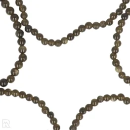8169 goudobsidiaan kogelarmband zoom