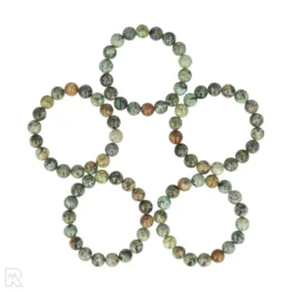 Afrikaanse turkoois Kogelarmband | 12  mm
