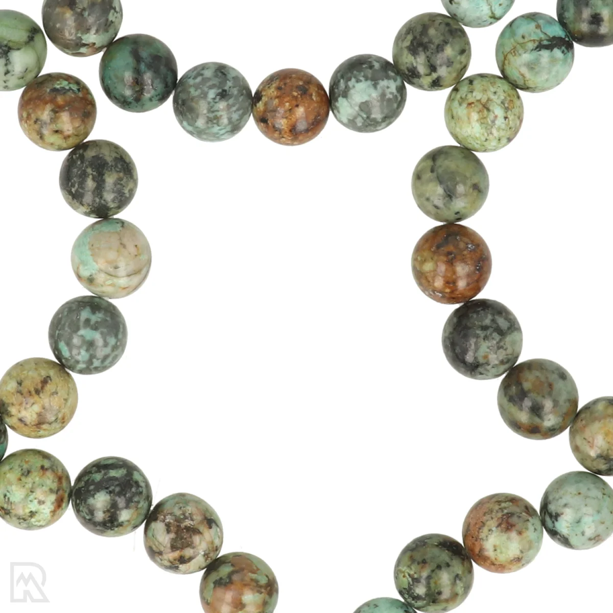Afrikaanse turkoois Kogelarmband | 12 mm 2 Afrikaanse turkoois Kogelarmband | 12 mm - Afbeelding 2