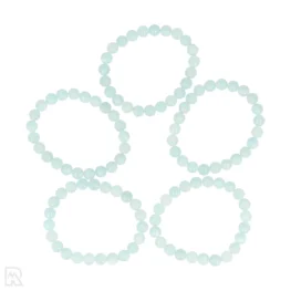 Aquamarijn Kogelarmband | A- - 8 mm