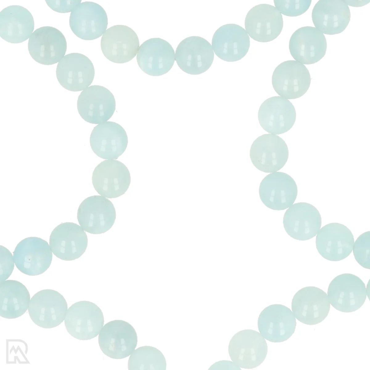 Aquamarijn Kogelarmband | A- - 8 mm 2 Aquamarijn Kogelarmband | A- - 8 mm - Afbeelding 2