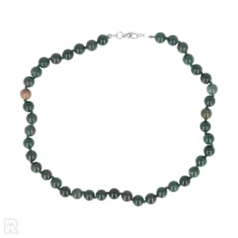 Heliotroop Geknoopte Kralenketting | 8 mm - 45 cm