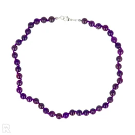 Amethist Geknoopte Kralenketting | A - 8 mm - 45 cm
