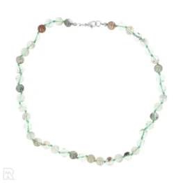 Lodoliet Geknoopte Kralenketting | 8 mm - 45 cm