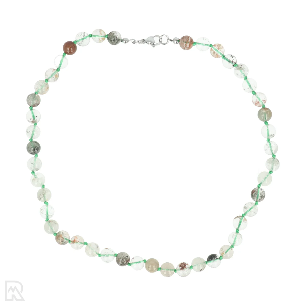Lodoliet Geknoopte Kralenketting | 8 mm - 45 cm 1 Lodoliet Geknoopte Kralenketting | 8 mm - 45 cm
