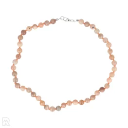 Zonnesteen Geknoopte Kralenketting | 8 mm - 45 cm