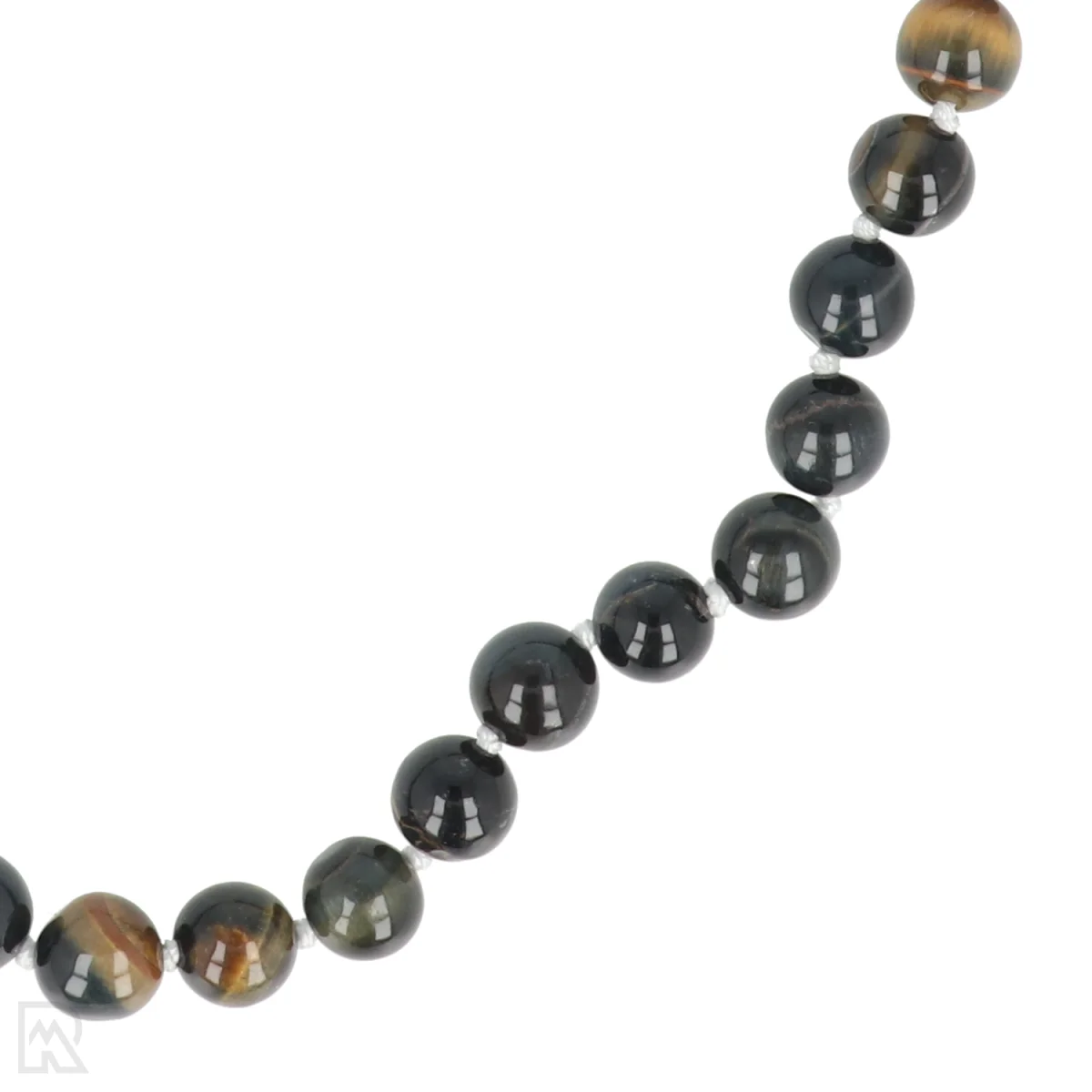 Valkenoog Geknoopte Kralenketting | 8 mm - 45 cm 2 Valkenoog Geknoopte Kralenketting | 8 mm - 45 cm - Image 2