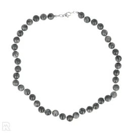 Larvikiet Geknoopte Kralenketting | 8 mm - 45 cm