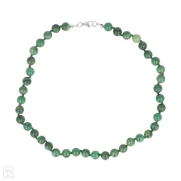 Afrikaanse Jade Geknoopte Kralenketting | 8 mm - 45 cm