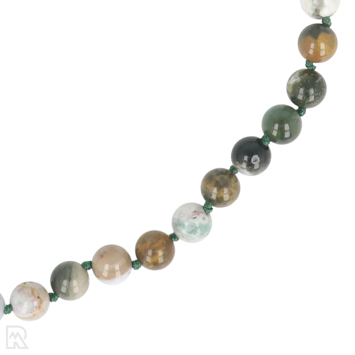 Oceaan Jaspis A Geknoopte Kralenketting | 8 mm - 45 cm 2 Oceaan Jaspis A Geknoopte Kralenketting | 8 mm - 45 cm – Bild 2