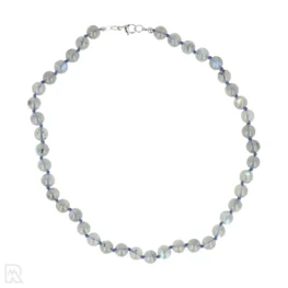 Labradoriet Geknoopte Kralenketting | 8 mm - 45 cm