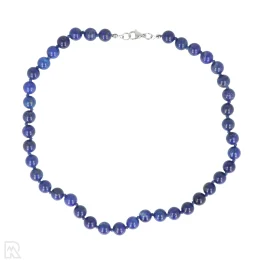 Lapis Lazuli Geknoopte Kralenketting | A - 8 mm - 45 cm