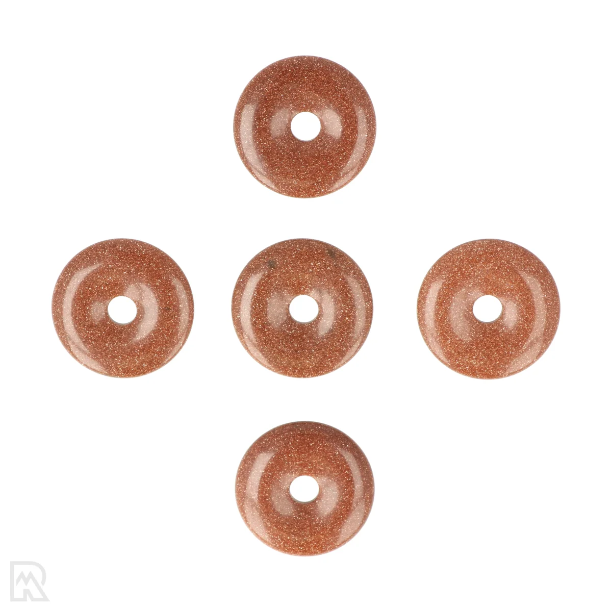 Goudsteen Donut Hanger | 4 cm 1 Goldstone Donut Pendant | 4 cm