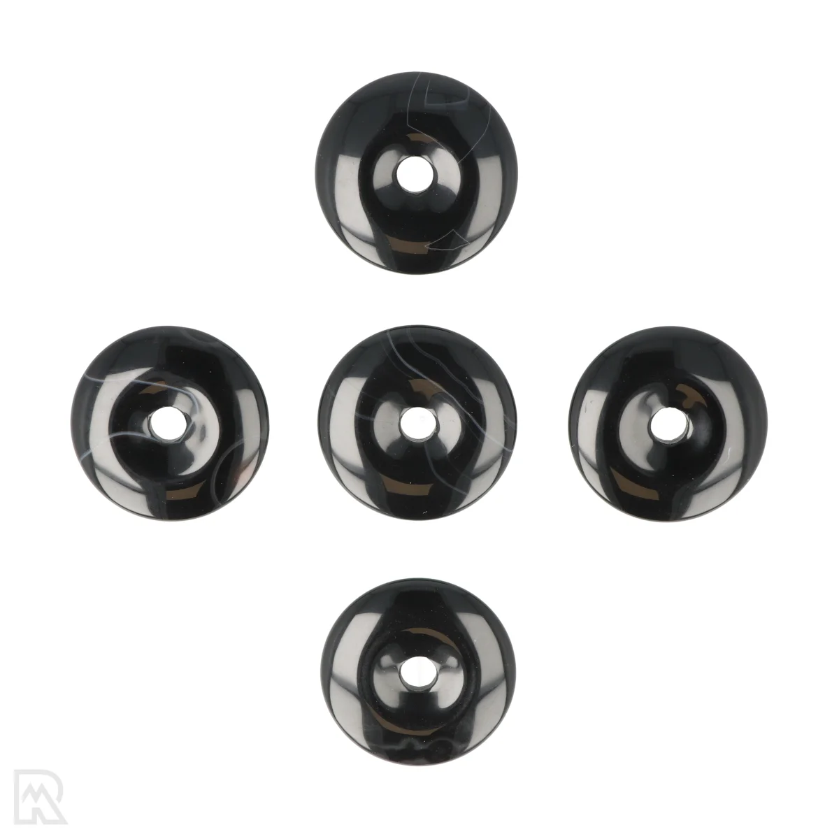 Onyx Donut Hanger | 4 cm 1 Onyx Donut Pendant | 4 cm