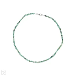 African Turquoise A Round Bead Necklace | 4 mm – 45 cm
