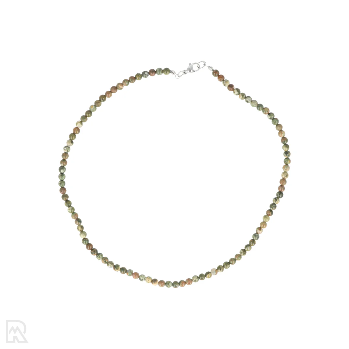 Rhyoliet Ronde Kralenketting | 4 mm - 45 cm 1 Rhyoliet Ronde Kralenketting | 4 mm - 45 cm
